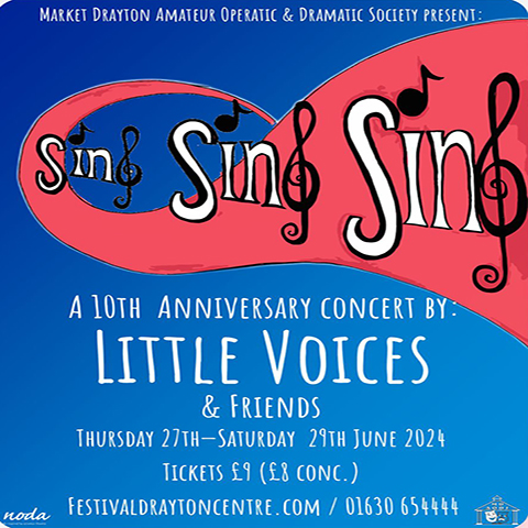 MDAODS PRESENTS SING SING SING at the Festival Drayton Centre